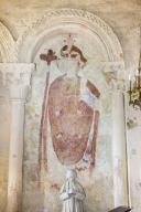 peinture monumentale : saint Christophe