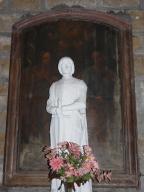 tableau et son cadre : Saint Jean-Baptiste et saint Pierre