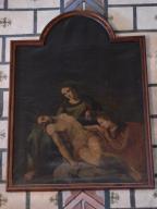 tableau du retable de la chapelle sud : Déposition de Croix