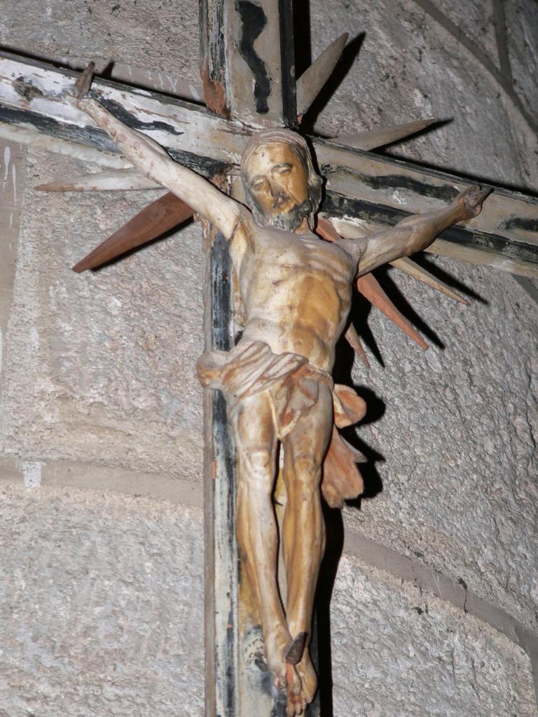croix de procession : Christ en croix (2)