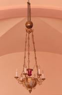 lampe de sanctuaire (lustre d'église), de style néo-roman