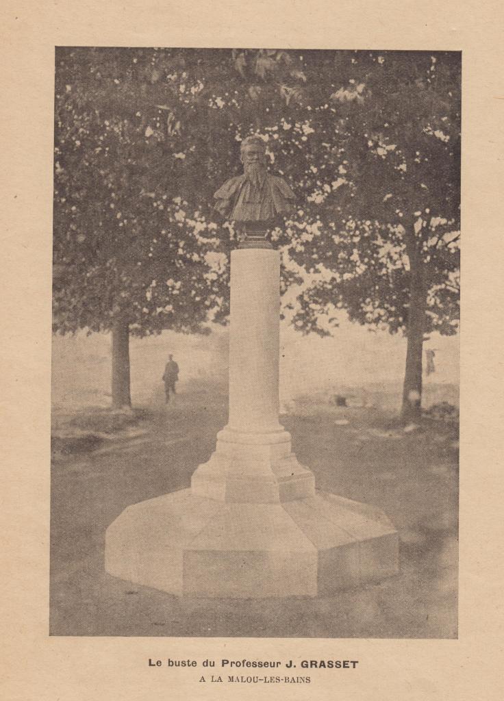 monument (monument commémoratif), du professeur Joseph Marie Eugène Grasset
