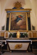 autel, retable et tableau : l'Assomption de la Vierge