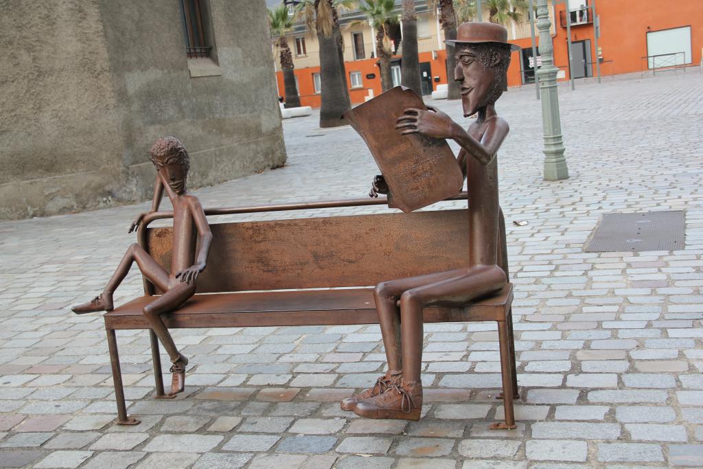 groupe sculpté : Détente