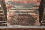 plafond peint du premier étage de l'ancien presbytère : closoir IIb8.