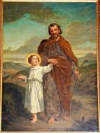 tableau : Saint Joseph et l'Enfant Jésus