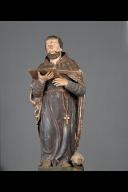 statue (petite-nature) : Saint Antoine ermite