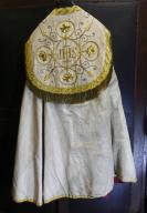 chape et étole pastorale (ornement blanc)