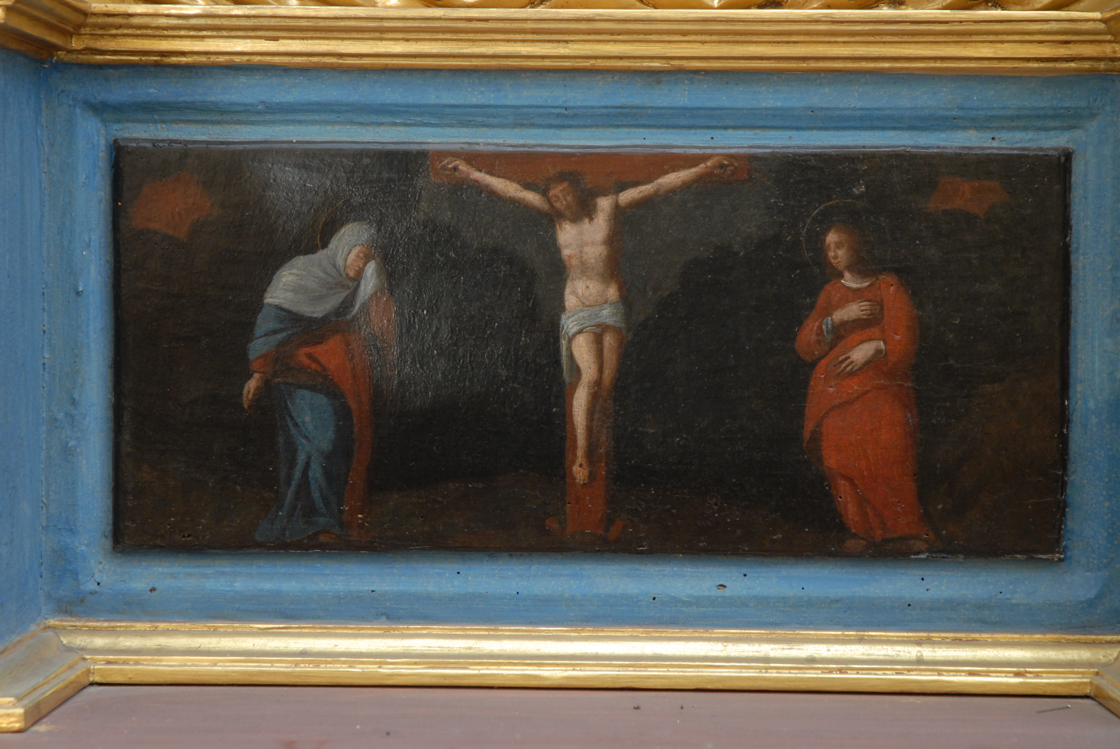 prédelle à panneaux peints du retable du Rosaire retable du Rosaire