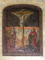tableau et son cadre : la Crucifixion