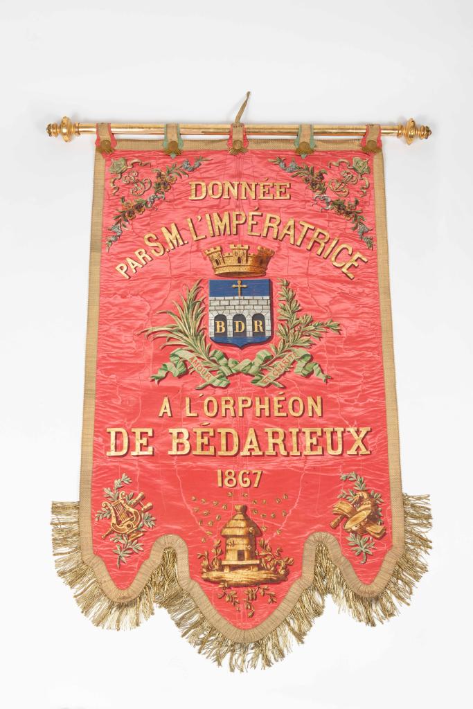 Bannière de l'orphéon de Bédarieux