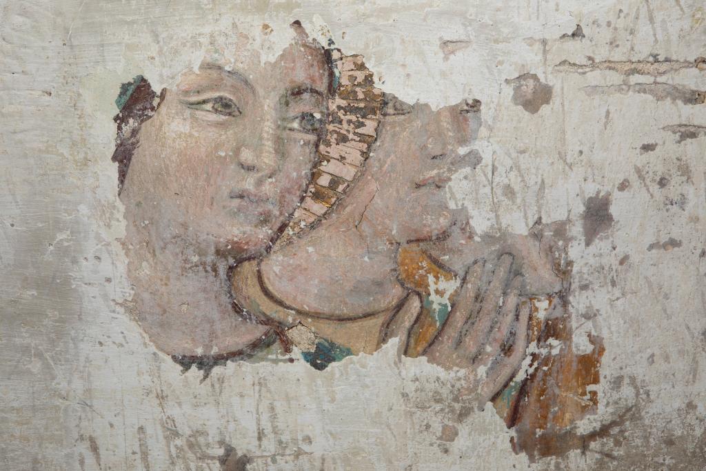 peinture monumentale du mur ouest