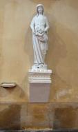 paire de statues : sainte Germaine et saint François-Xavier