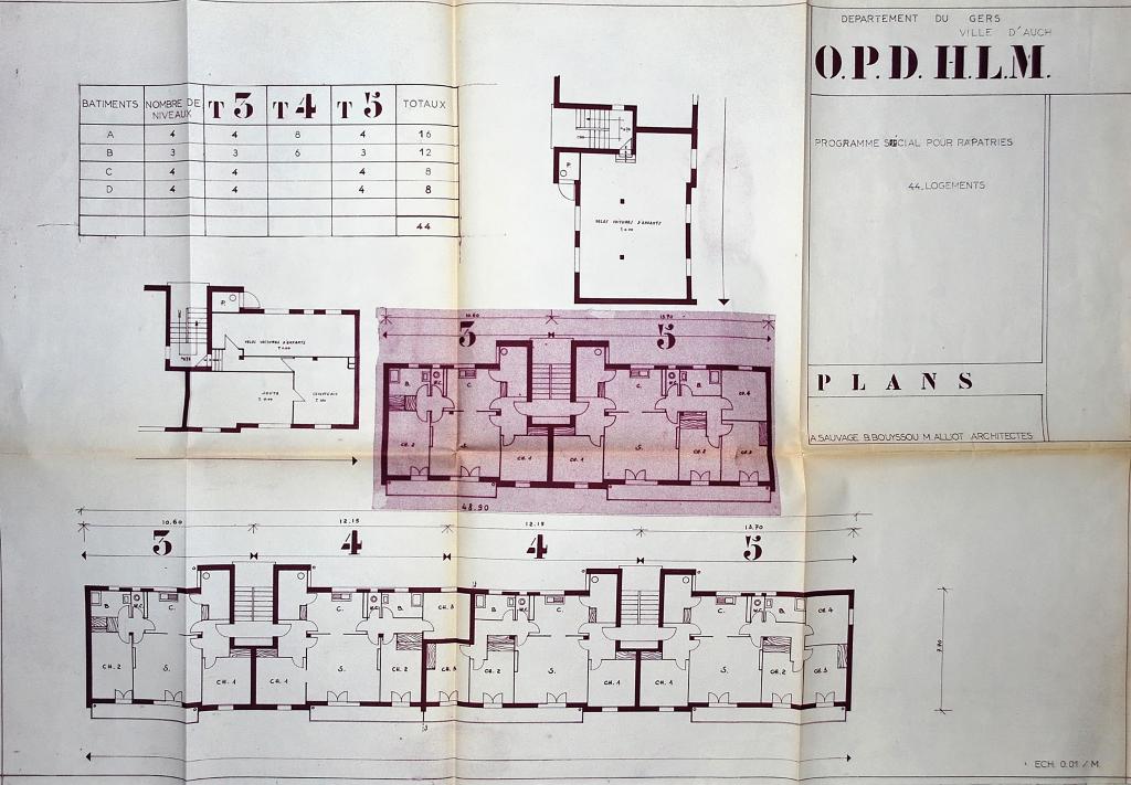 ensemble de 44 logements programme Rapatriés