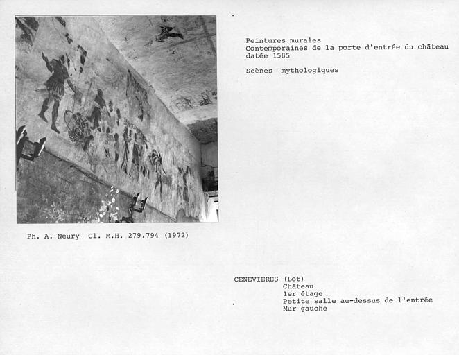 peinture monumentale du cabinet d'alchimie