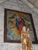 tableau et son cadre : Le Couronnement de la Vierge