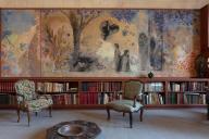 Ensemble de toiles destinées à orner la bibliothèque : Le Jour, La nuit et Le silence