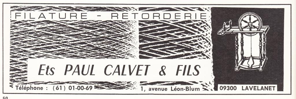 Filature de laine Calvet, aujourd'hui détruite
