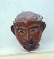statuette (fragment) : tête masculine