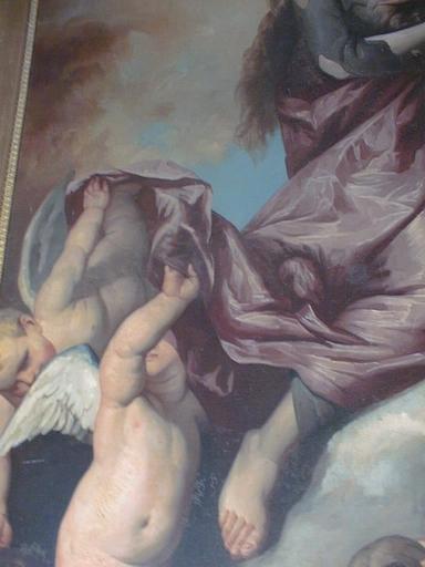 tableau et son cadre : Sainte Madeleine ravie en extase