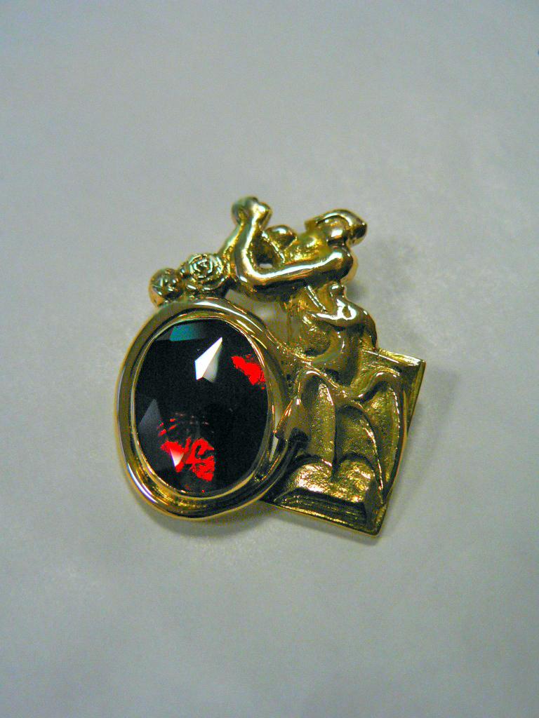 Pendentif et bague à l'effigie de saint Georges ou sant Jordi