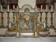 relief (élément de retable) : Assomption de la Vierge