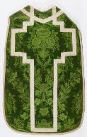 ornement liturgique catholique vert