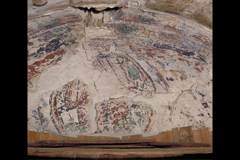 peinture monumentale romane du cul-de-four