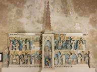 Retable aux scènes de la vie de la Vierge