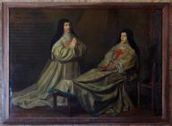Tableau : Portrait de mère Agnès Arnauld et de sœur Catherine de Sainte-Suzanne